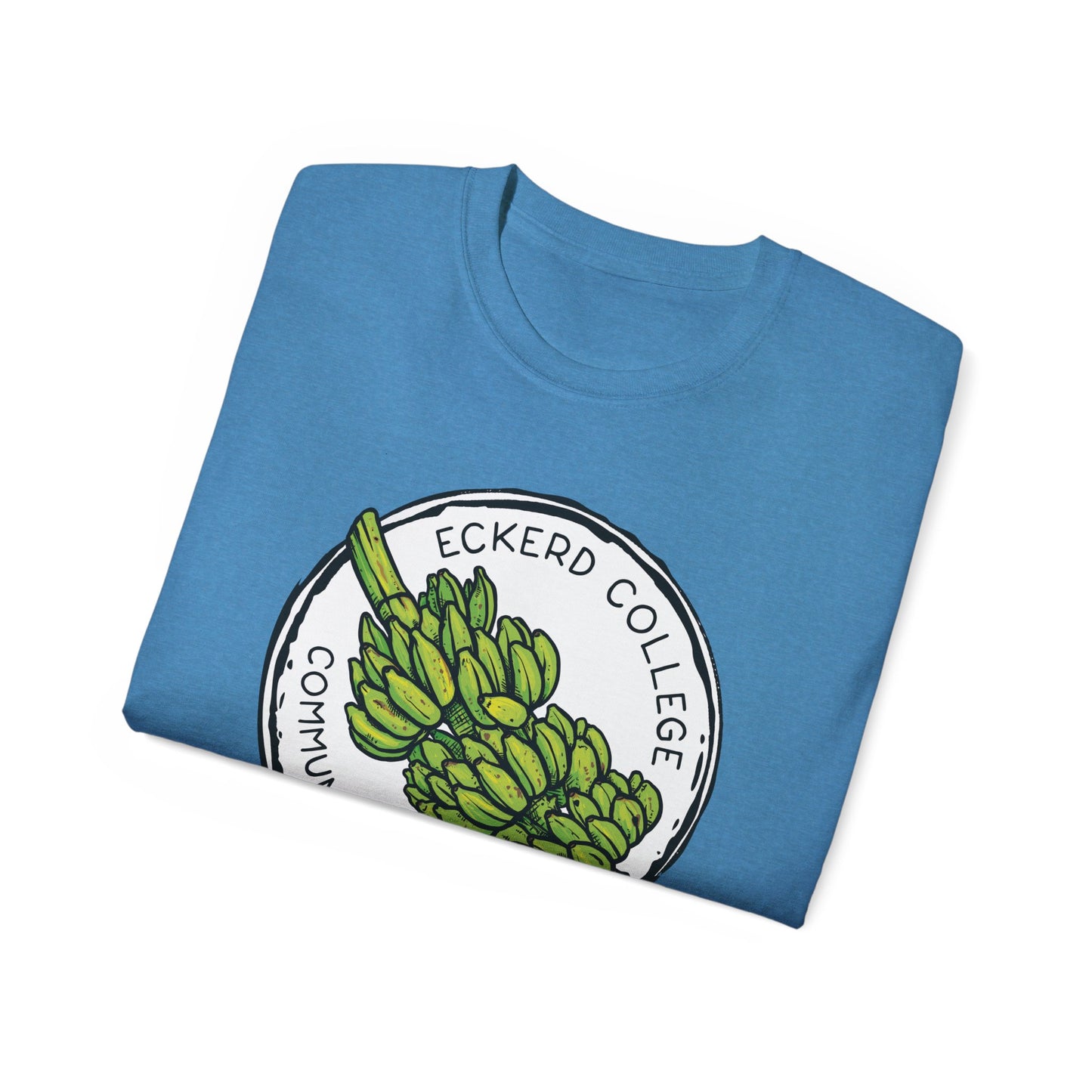 Eckerd College Community Farm Banana T-Shirt — 'Grow Your Mind!' Logo Tee