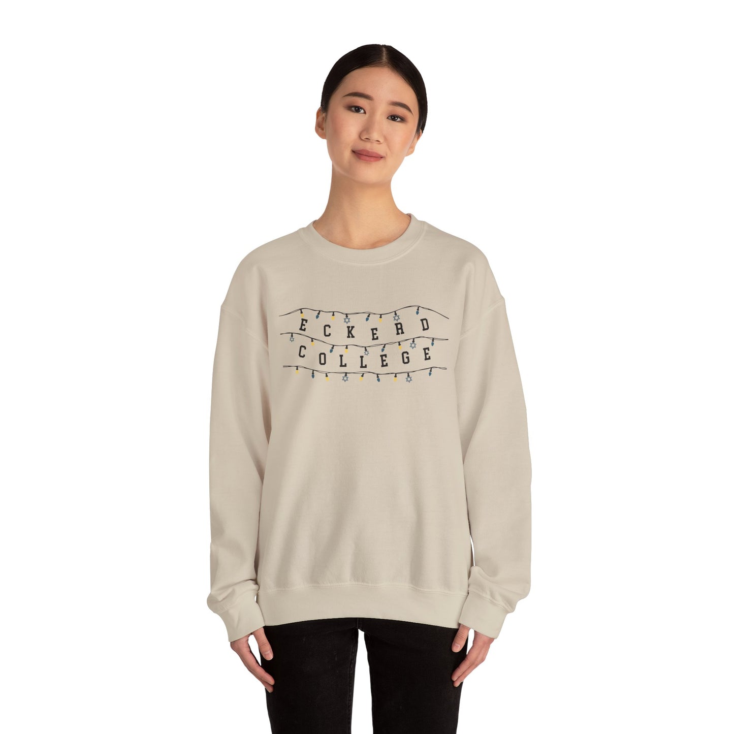 Hanukkah Lights Eckerd Crewneck